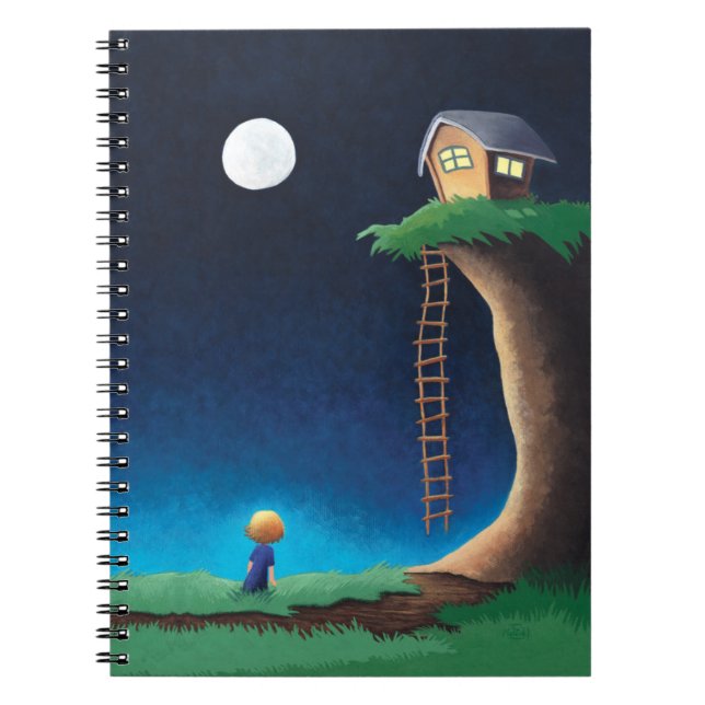 Caderno Espiral Notebook Spiral Da Noite Da Lua (Frente)