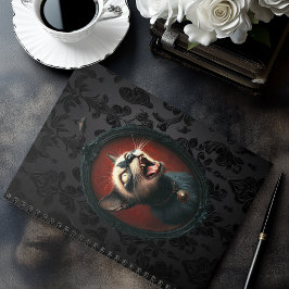 Caderno Espiral Notebook Spiral de Gato Louco