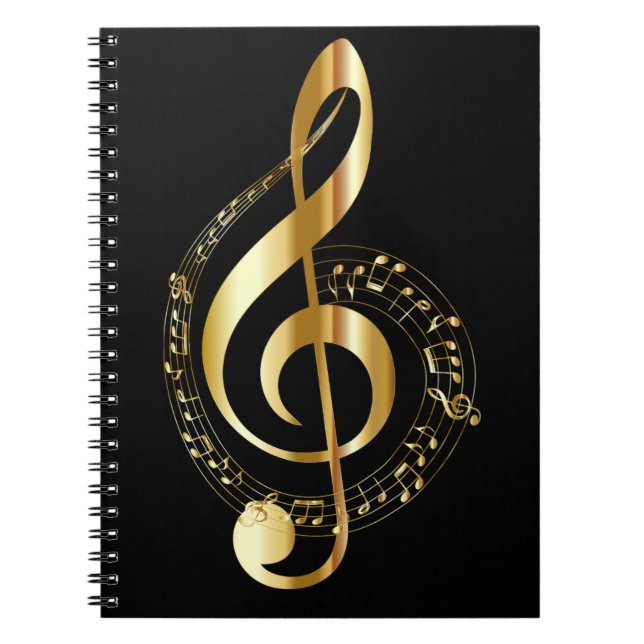 Caderno Espiral Notebook Spiral De Limpeza De ouros (Frente)