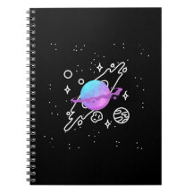 Notebook Spiral Simples Galaxy