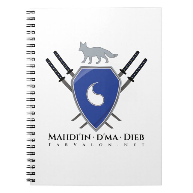 Caderno Espiral Notebook Spiral TarValon.Net MDD (Frente)