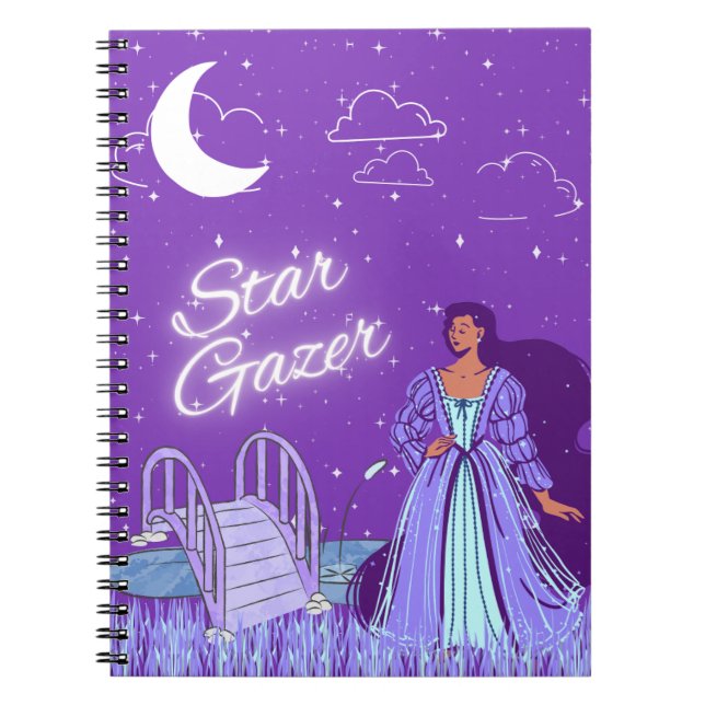 Caderno Espiral Notebook Star Gazer Princess (Frente)