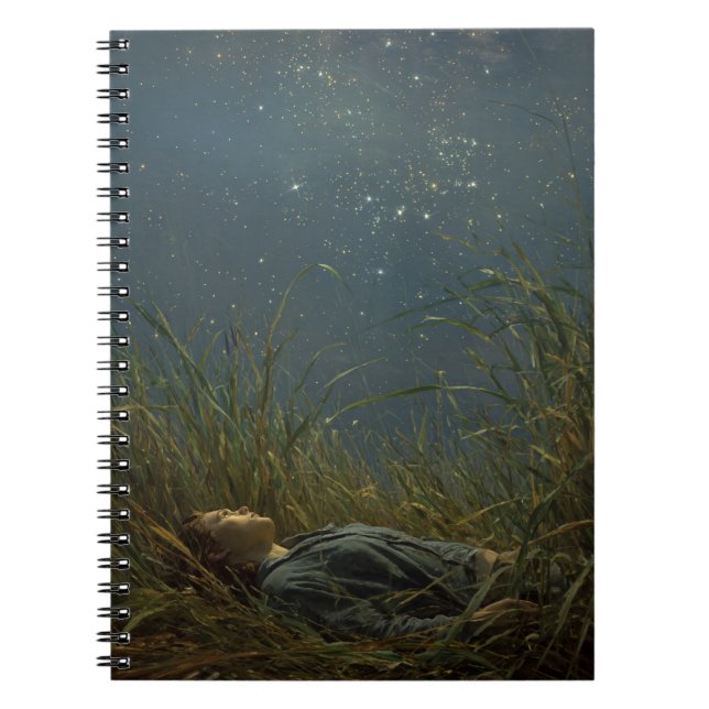 Caderno Espiral Notebook Starry Meadow Dreamer Night (Frente)