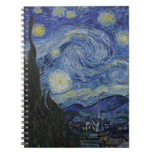 Caderno Espiral Notebook Starry Night