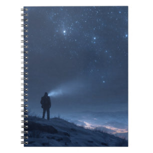 Caderno Espiral Notebook Starry Night do Lone Explorer