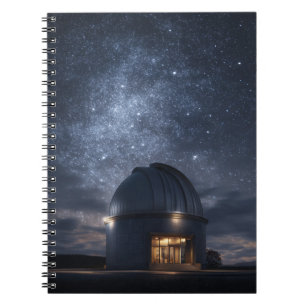 Caderno Espiral Notebook Starry Sky, Observatório Via Látea