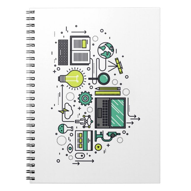 Caderno Espiral Notebook STEM CON 2020 (Frente)