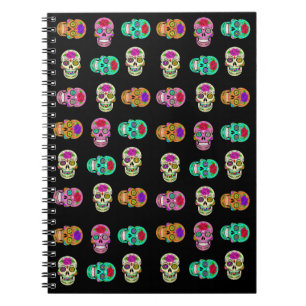 Caderno Espiral Notebook Sugar Skulls Spiral