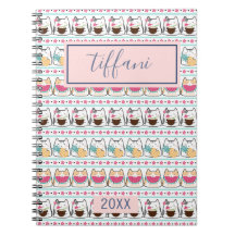 Notebook Summer Kitty Cats Spiral