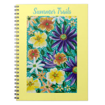 Notebook Summer Mountain Fields