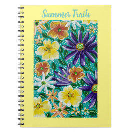 Caderno Espiral Notebook Summer Mountain Fields