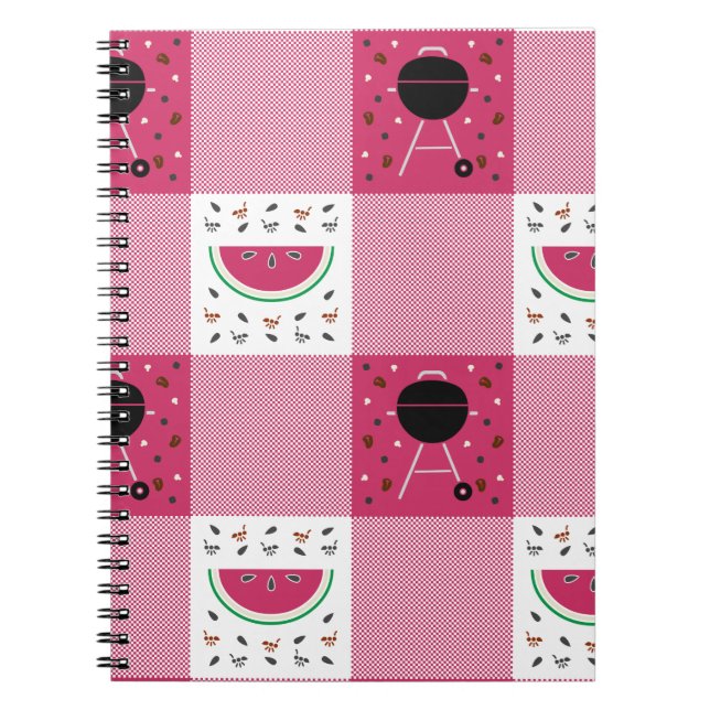 Caderno Espiral Notebook Summer Picnic (Frente)