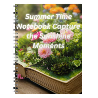 Caderno Espiral Notebook Summer Time Captura os Momentos Sunshine