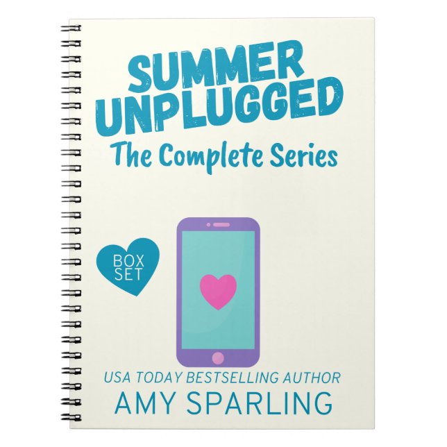 Caderno Espiral Notebook Summer Unplugged Series (Frente)