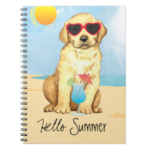 Caderno Espiral Notebook Summer Yellow