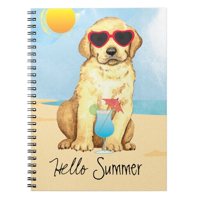 Caderno Espiral Notebook Summer Yellow (Frente)