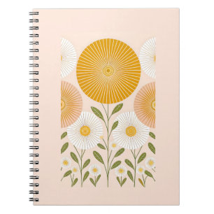 Caderno Espiral Notebook Sunburst Garden