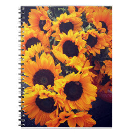 Caderno Espiral Notebook Sunflower