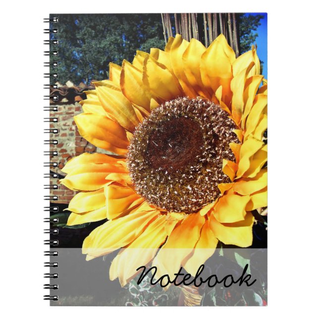 Caderno Espiral Notebook Sunflower (Frente)