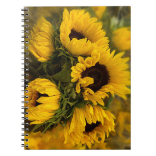 Caderno Espiral Notebook Sunflower Blur