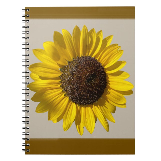 Caderno Espiral Notebook Sunflower Spiral (Frente)