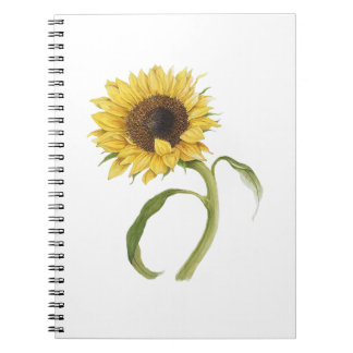 Caderno Espiral Notebook Sunflower Spiral