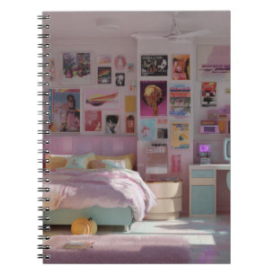 Caderno Espiral Notebook Sunlit Retro Poster Wall