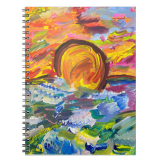 Caderno Espiral Notebook Sunset