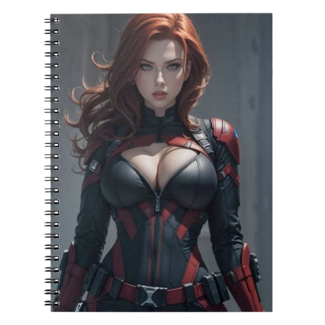 Caderno Espiral notebook super feminino (Frente)