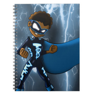 Caderno Espiral Notebook Super Hero Thunderbolt
