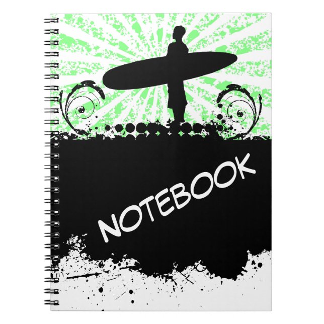 Caderno Espiral Notebook surf (Frente)