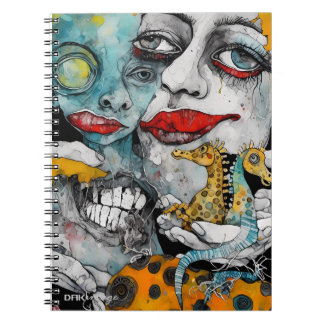 Caderno Espiral Notebook surreal por DAKimage