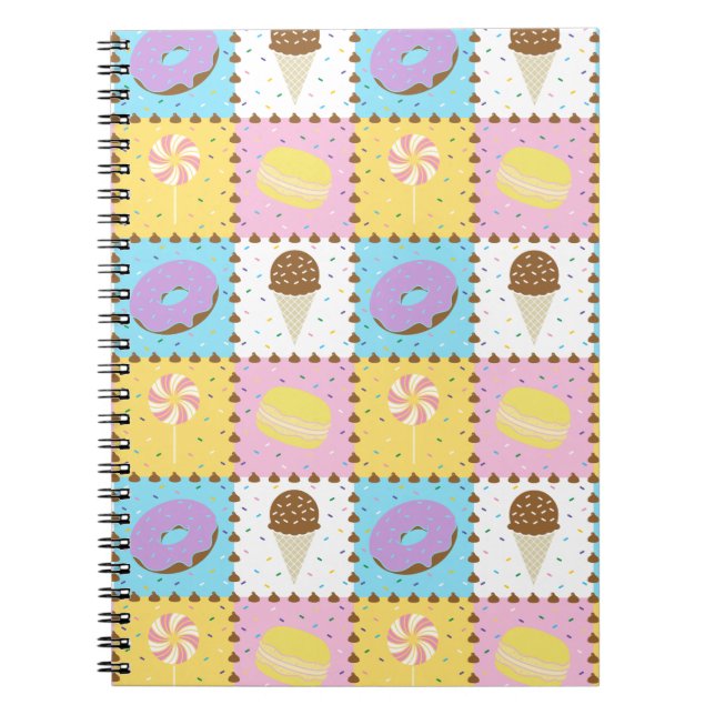 Caderno Espiral Notebook Sweet Cravings (Frente)
