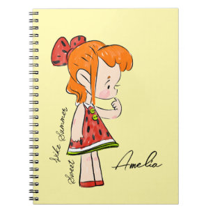 Caderno Espiral Notebook "Sweet Melody of Love"