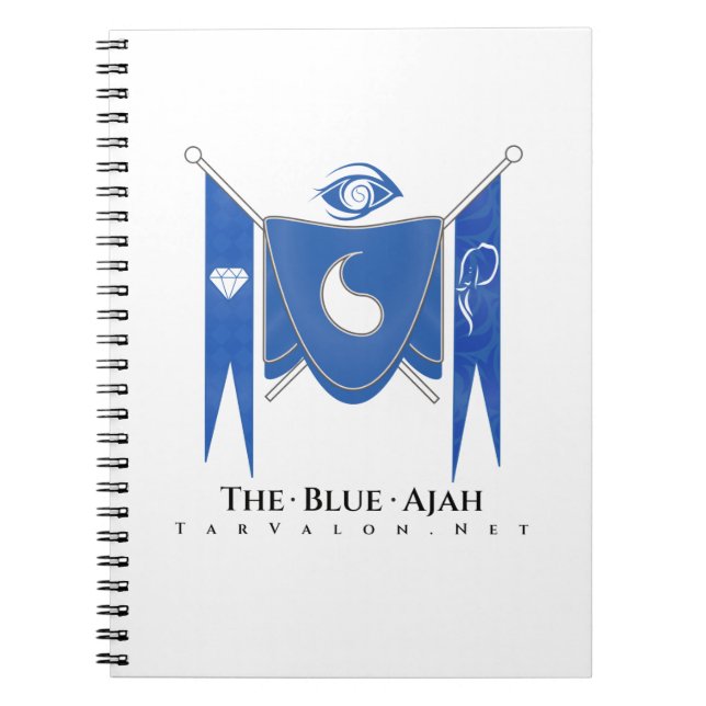 Caderno Espiral Notebook TarValon.Net Blue Regalia (Frente)