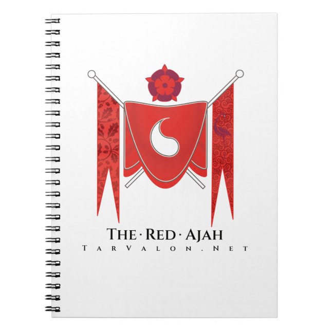 Caderno Espiral Notebook TarValon.Net Red Regalia (Frente)