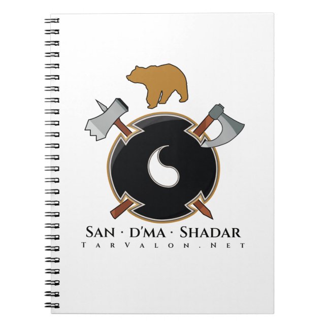 Caderno Espiral Notebook TarValon.Net SDS Regalia (Frente)