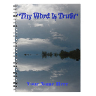 Caderno Espiral Notebook "Thy Word Is Truth"