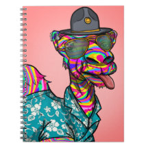 Notebook Tie Dye Camel
