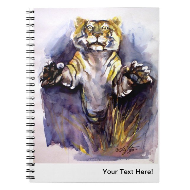 Caderno Espiral Notebook Tiger Tiger (Frente)