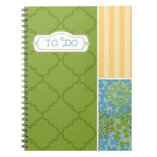 Caderno Espiral Notebook "To Do" - Primavera verde
