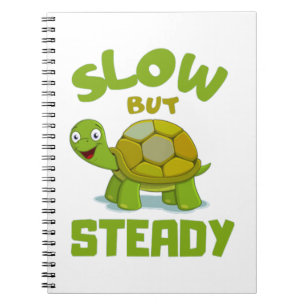 Caderno Espiral Notebook Tortoise Lento Mas Estável