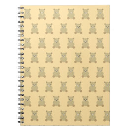 Caderno Espiral Notebook Tradicional Teddy Bear