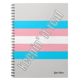 Caderno Espiral Notebook Trans Pride