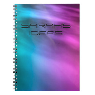CADERNO ESPIRAL NOTEBOOK TRENDY PINK PURPINK VERDE TETO
