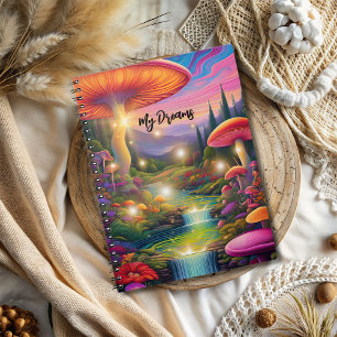 Caderno Espiral Notebook Trippy Hippy Fantasy Spiral Photo