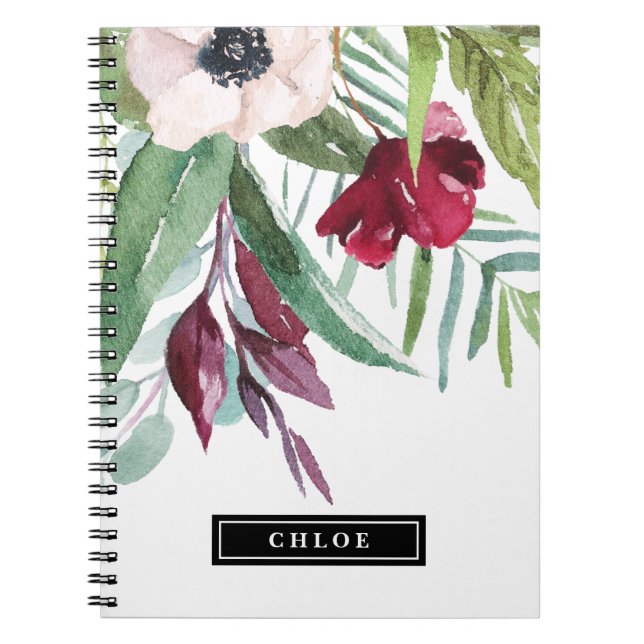 Caderno Espiral Notebook Tropical Breeze Personalizado Spiral (Frente)
