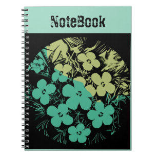 Caderno Espiral Notebook Tropical Night Bloom