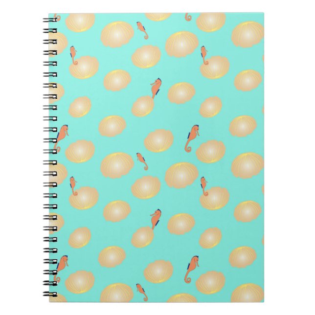 Caderno Espiral Notebook Tropical Seacavalos (Frente)