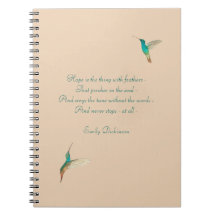 Notebook Turquesa Hummingbird Esperado